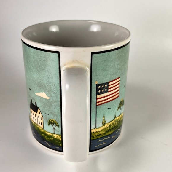 Vtg Coastal Breeze Lighthouse Coffee Tea Mug Cup 1998 Warren Kimble - Picture 3 of 13